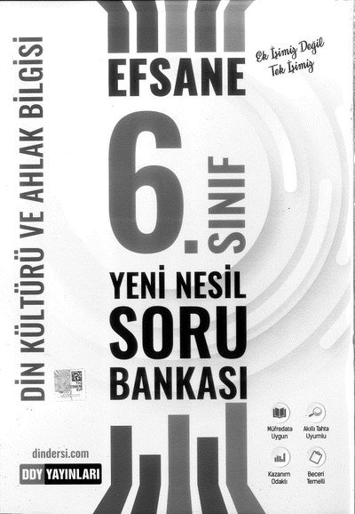 EFSANE DİN KÜLTÜRÜ VE AHLAK BİLGİSİ SORU BANKASI Fotokopinci -