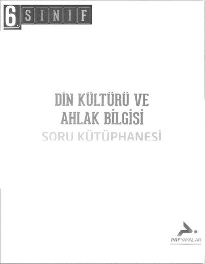 DİN KÜLTÜRÜ VE AHLAK BİLGİSİ SORU KÜTÜPHANESİ Fotokopinci -