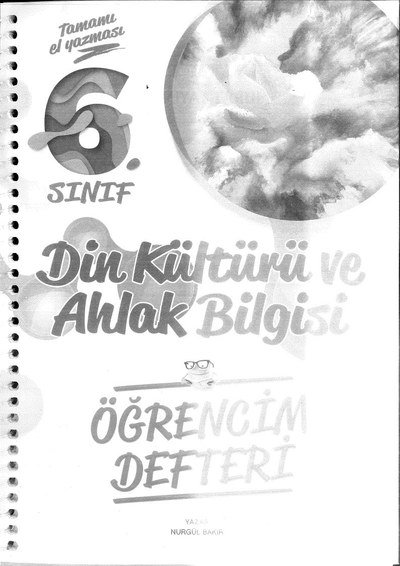 DİN KÜLTÜRÜ VE AHLAK BİLGİSİ ÖĞRENCİM DEFTERİ Fotokopinci -