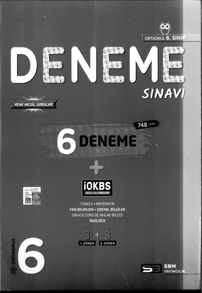 DENEME SINAVI 6 DENEME Fotokopinci -