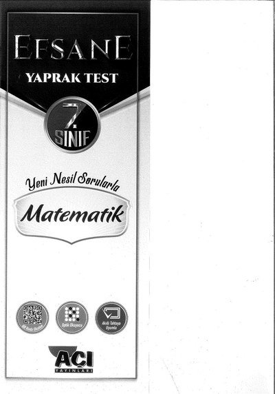EFSANE YAPRAK TEST MATEMATİK Fotokopinci -