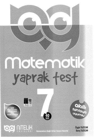 MATEMATİK YAPRAK TEST Fotokopinci -