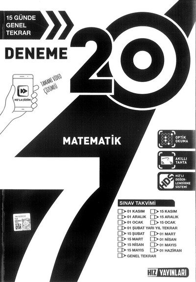 20 DENEME MATEMATİK Fotokopinci -