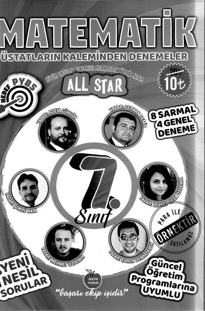 MATEMATİK ÜSTATLARIN KALEMİNDEN DENEMELER Fotokopinci -