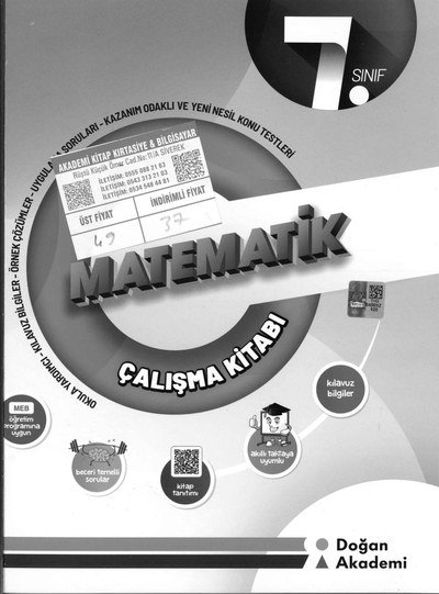 MATEMATİK ÇALIŞMA KİTABI Fotokopinci -