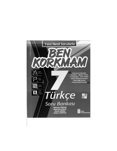 BEN KORKMAM TÜRKÇE SORU BANKASI