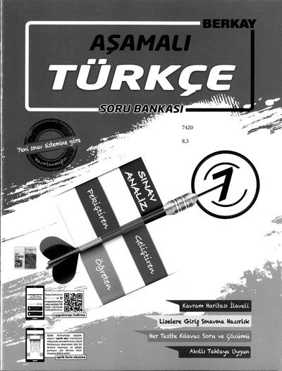 AŞAMALI TÜRKÇE SORU BANKASI