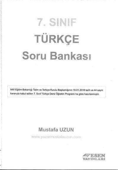 TÜRKÇE SORU BANKASI Fotokopinci -