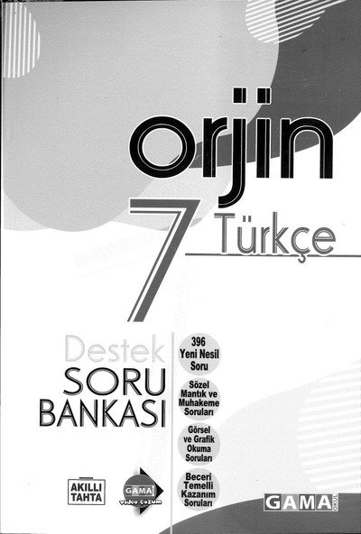 ORJİN TÜRKÇE SORU BANKASI Fotokopinci -