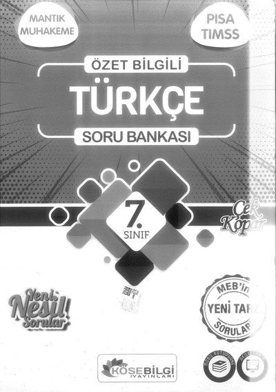 ÖZET BİLGİLİ TÜRKÇE SORU BANKASI