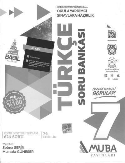 TÜRKÇE SORU BANKASI Fotokopinci -