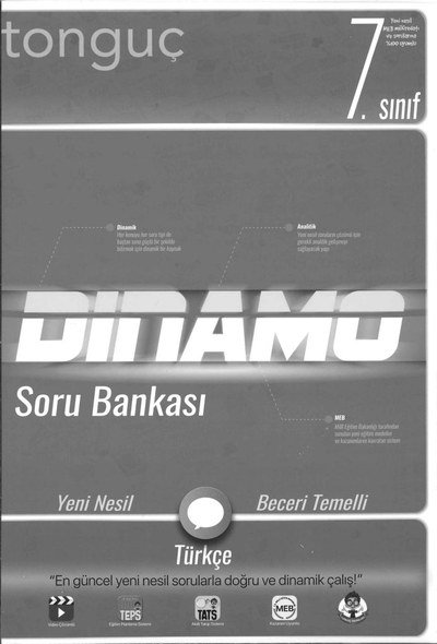 DİNAMO SORU BANKASI TÜRKÇE Fotokopinci -