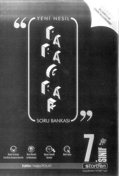 PARAGRAF SORU BANKASI Fotokopinci -