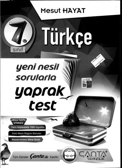 TÜRKÇE YENİ NESİL SORULARLA YAPRAK TEST Fotokopinci -
