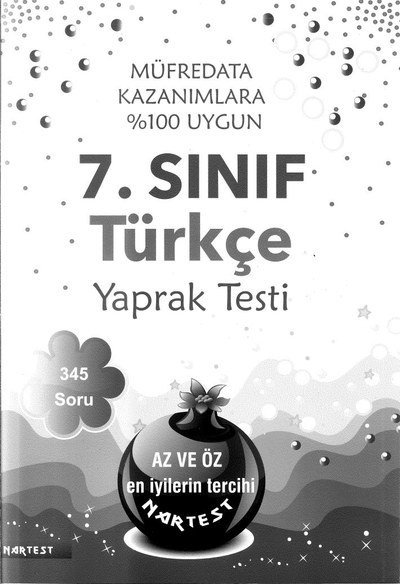 TÜRKÇE YAPRAK TESTİ 345 SORU
