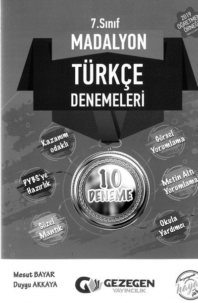 MADALYON TÜRKÇE DENEMELERİ 10 DENEME Fotokopinci -