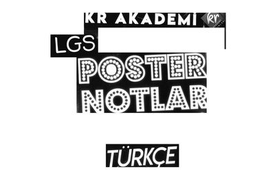 LGS POSTER NOTLAR TÜRKÇE Fotokopinci -