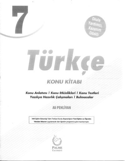TÜRKÇE KONU KİTABI Fotokopinci -