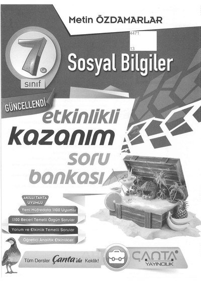 SOSYAL BİLGİLER ETKİNLİKLİ KAZANIM SORU BANKASI Fotokopinci -