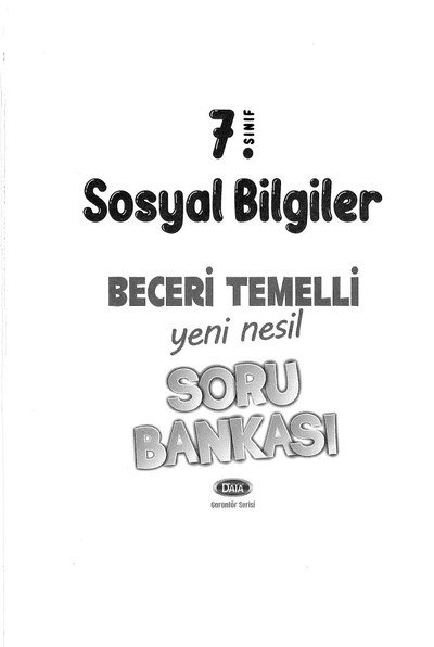 SOSYAL BİLGİLER BECERİ TEMELLİ SORU BANKASI Fotokopinci -