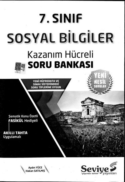 SOSYAL BİLGİLER KAZANIM HÜCRELİ SORU BANKASI Fotokopinci -