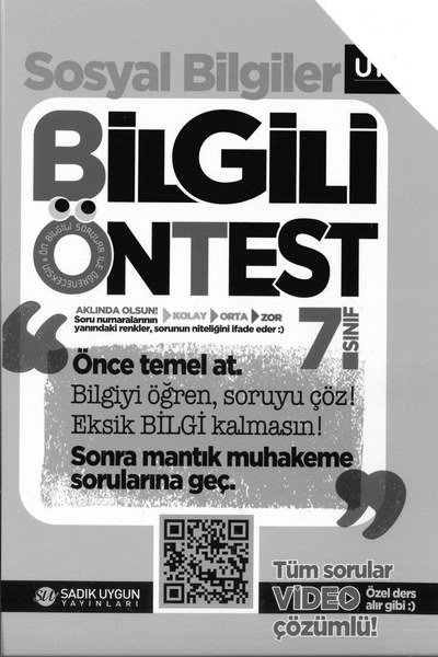 SOSYAL BİLGİLER BİLGİLİ ÖNTEST Fotokopinci -