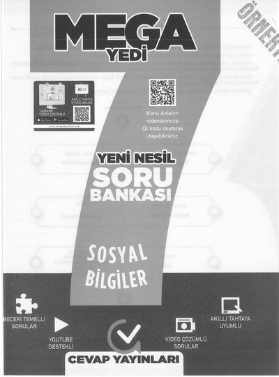 MEGA YEDİ YENİ NESİL SORU BANKASI SOSYAL BİLGİLER