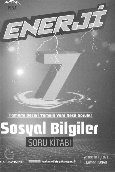 ENERJİ SOSYAL BİLGİLER SORU KİTABI