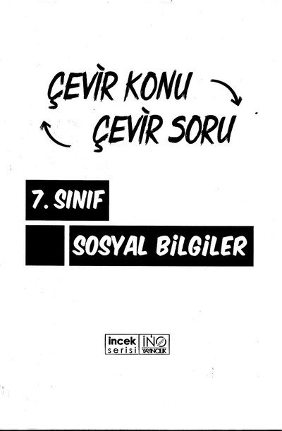 ÇEVİR KONU ÇEVİR SORU SOSYAL BİLGİLER