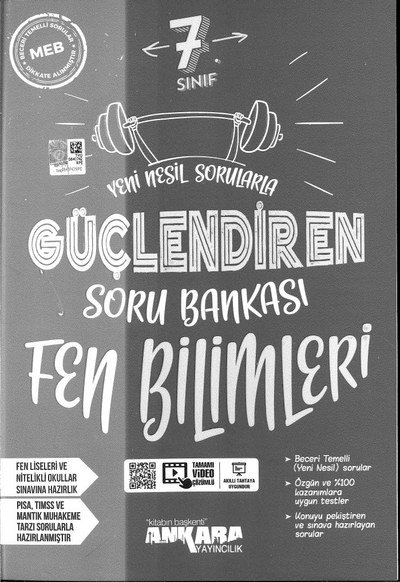 GÜÇLENDİREN SORU BANKASI FEN BİLİMLERİ Fotokopinci -