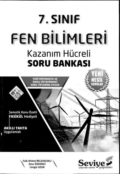FEN BİLİMLERİ KAZANIM HÜCRELİ SORU BANKASI Fotokopinci -