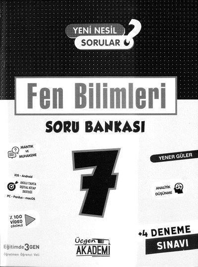 FEN BİLİMLERİ SORU BANKASI Fotokopinci -