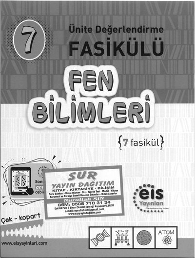 FEN BİLİMLERİ 7 FASİKÜL Fotokopinci -