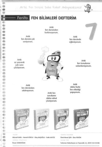 FEN BİLİMLERİ DEFTERİM FENİTO Fotokopinci -