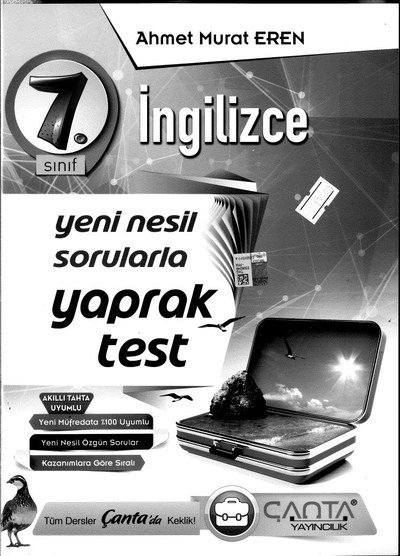 İNGİLİZCE YENİ NESİL SORULARLA YAPRAK TEST Fotokopinci -