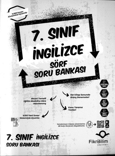 İNGİLİZCE SÖRF SORU BANKASI