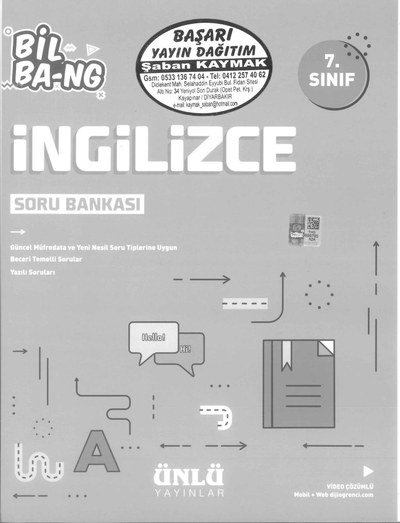 İNGİLİZCE SORU BANKASI BİL BA-NG