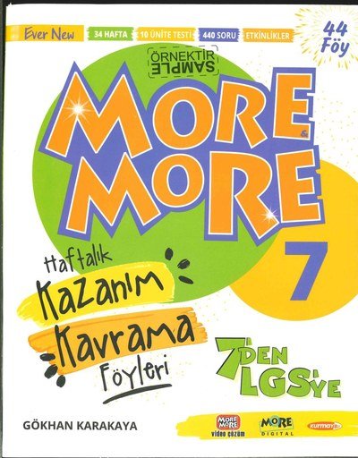 MORE MORE HAFTALIK KAZANIM KAVRAMA FÖYLERİ Fotokopinci -