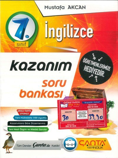 İNGİLİZCE KAZANIM SORU BANKASI Fotokopinci -