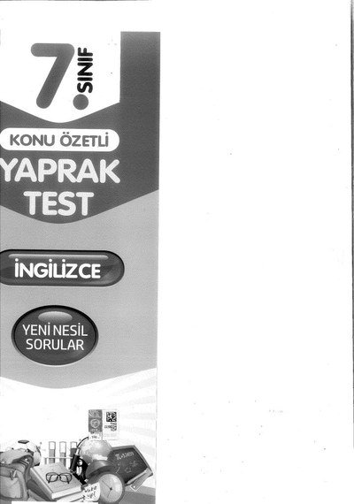 KONU ÖZETLİ YAPRAK TEST İNGİLİZCE Fotokopinci -