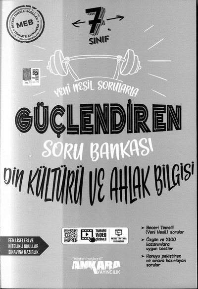 GÜÇLENDİREN SORU BANKASI DİN KÜLTÜRÜ VE AHLAK BİLGİSİ Fotokopinci -
