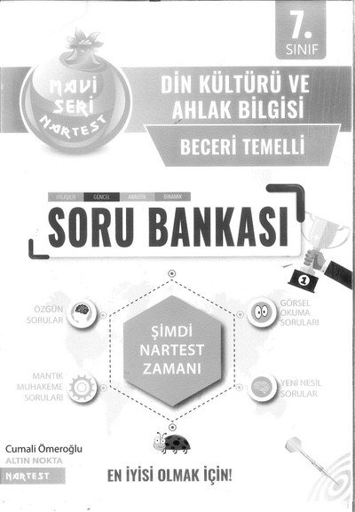 DİN KÜLTÜRÜ VE AHLAK BİLGİSİ BECERİ TEMELLİ SORU BANKASI