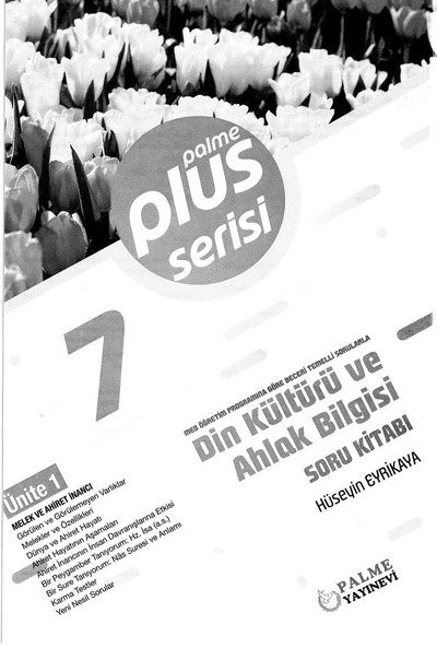 PLUS SERİSİ DİN KÜLTÜRÜ VE AHLAK BİLGİSİ SORU KİTABI