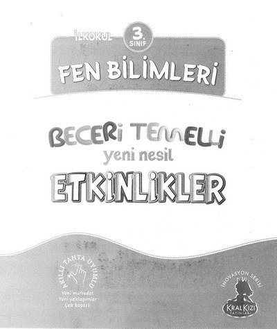 FEN BİLİMLERİ BECERİ TEMELLİ ETKİNLİKLER Fotokopinci -