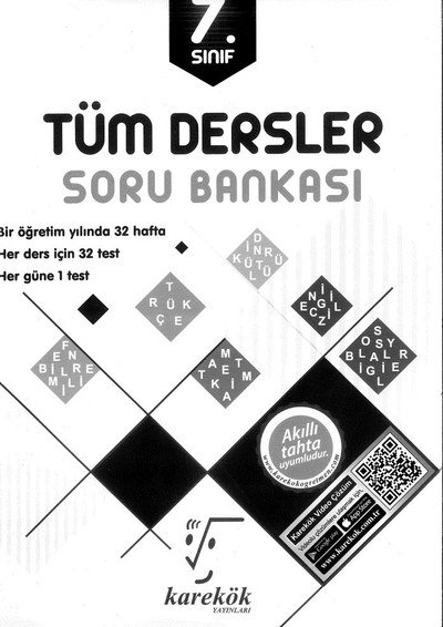 TÜM DERSLER SORU BANKASI Fotokopinci -