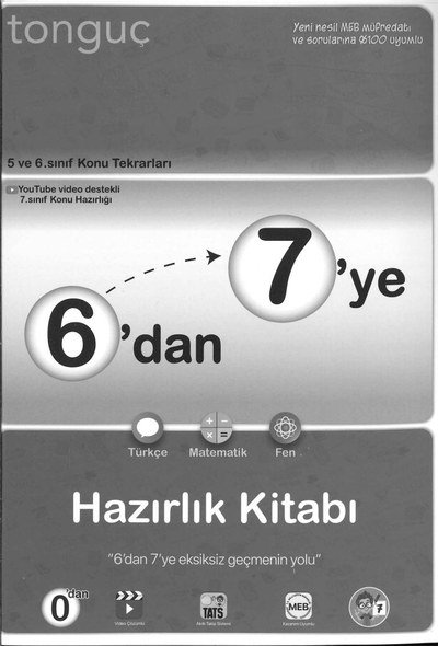 6'DAN 7'YE HAZIRLIK KİTABI Fotokopinci -