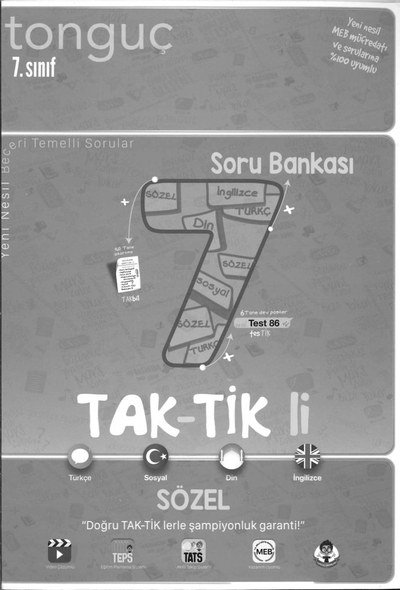 TAK-TİK'Lİ SÖZEL SORU BANKASI Fotokopinci -
