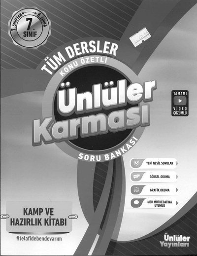 TÜM DERSLER KONU ÖZETLİ ÜNLÜLER KARMASI Fotokopinci -