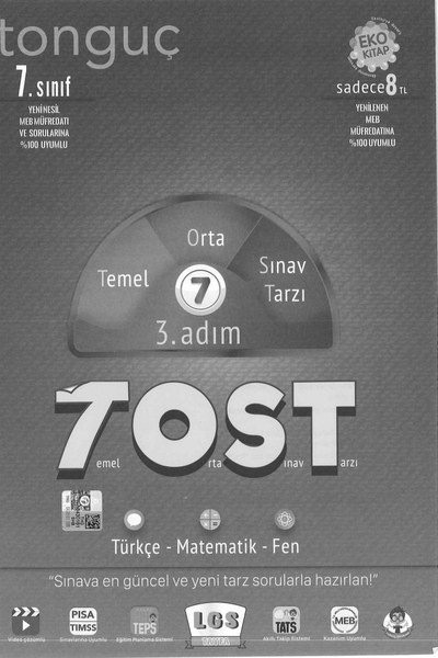 TEMEL ORTA SINAV TARZI 3. ADIM TOST Fotokopinci -