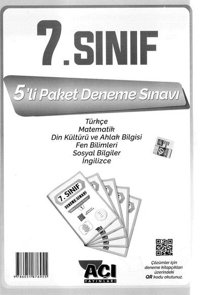 5'Lİ PAKET DENEME SINAVI Fotokopinci -